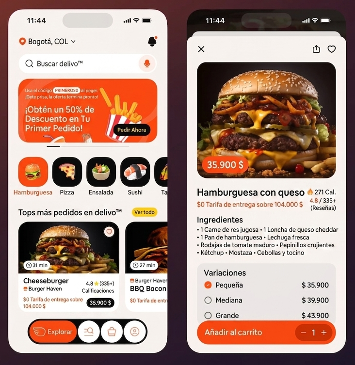 Ordeno — app de pedidos en tu celular